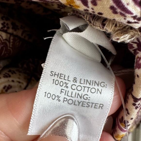 J. Jill Reversible Quilted Jacket in Almond Folklore Vine - Picture 7 of 8